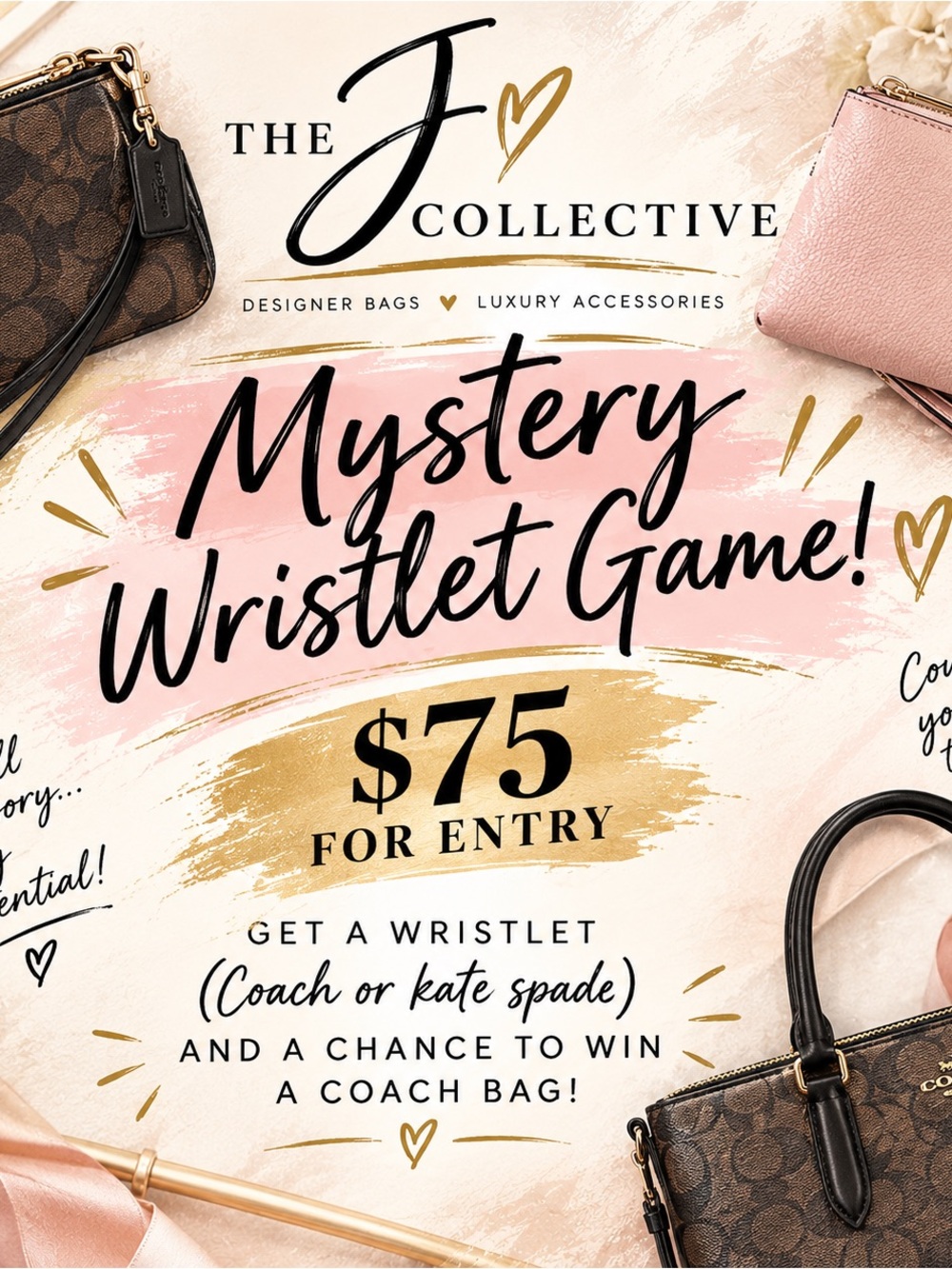 Mystery Wristlet Game - Wristlet by Coach or Kate Spade